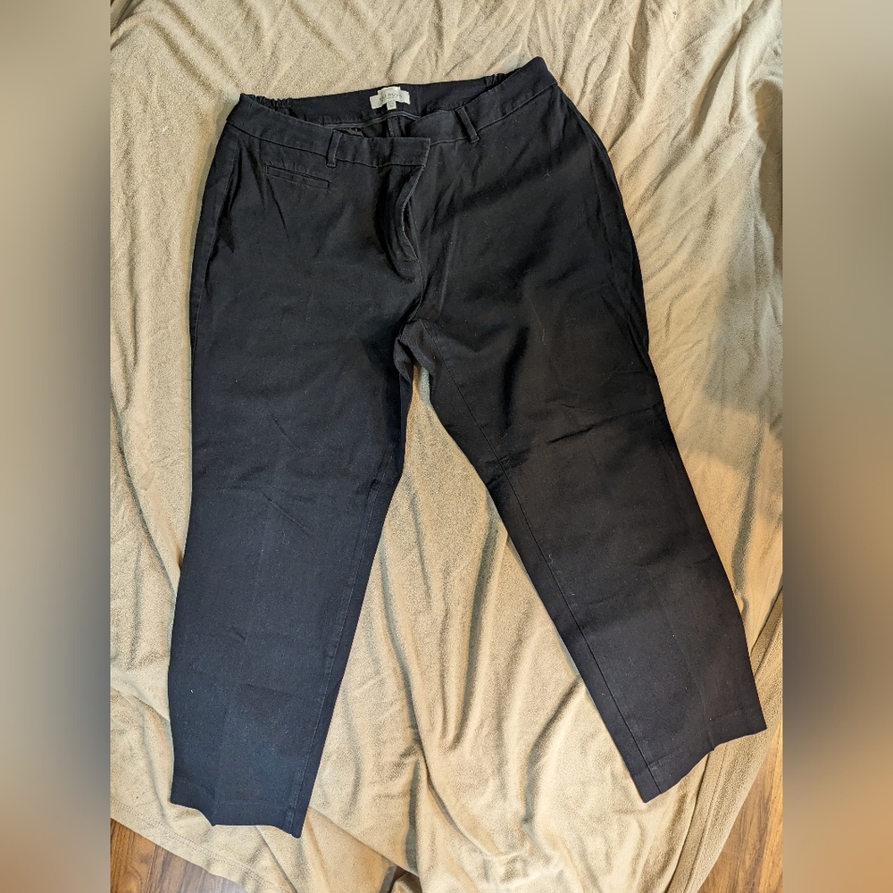 Women's Talbots curvy 18w black pants